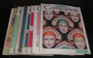 Lqqk 9 Vintage 1930s Womans Home Companion,  Ads,  Fashion,  Illustrated Fiction