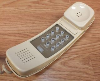 Vintage Western Electric Trimline Push Button Corded Desktop Phone 4