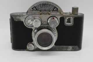 Vintage Universal MERCURY II 35mm Camera 1/2 Frame f 2.  7 Lens AS - IS Repair 575 2