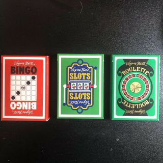 Vtg 1989 Vegas Nite Roulette,  Bingo & Slots Casino Card Games International Game