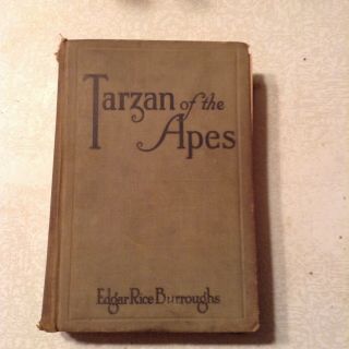 Tarzan Of The Apes By Edgar Rice Burroughs,  Copyright 1914,  Mcclurg & Co.