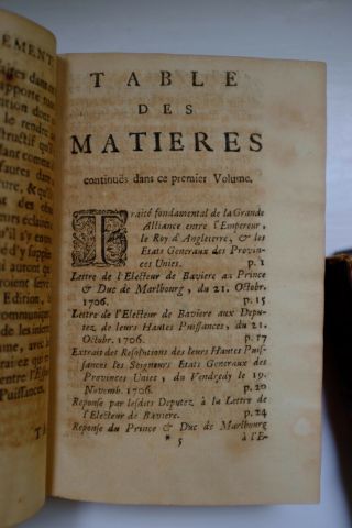 Casimir Freschot,  The Peace of Utrecht 1714 paix d ' Utrecht leather French 2 vol. 6