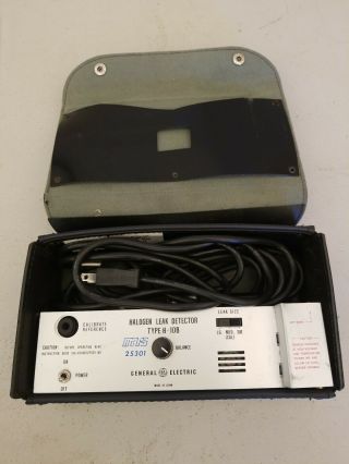 Vintage Ge General Electric Halogen Leak Detector Type H - 10b Mars 25301