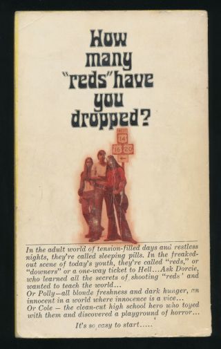 Reds By Jack W Thomas Vintage Paperback Book Bantam 1970 California Pill Poppers 6