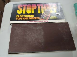 Stop Thief Electronic Cops And Robbers Vintage Board Game 1979 Parker Brothers