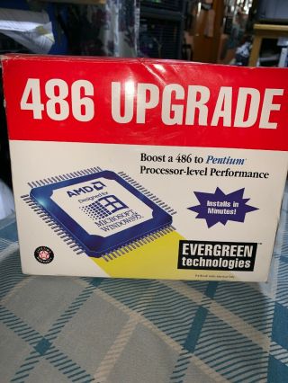 Evergreen 586 - 486 Computer Processor Upgrade - 1 X Amd 5x86 133 Mhz