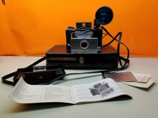 Polaroid Automatic 100 Folding Land Camera With Case And Accessories - Nassau