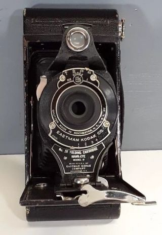 Vintage Eastman Kodak Hawkeye Model B No.  2a Folding Camera Photography