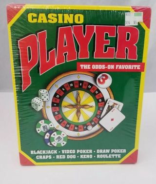Casino Player By Maverick Software 3.  5 " Floppy Disk For Dos Ibm Tandy Black Jack