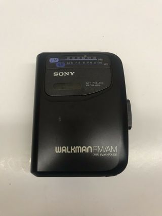Vintage Sony Walkman Am/fm/cassette Player Wm - Fx101