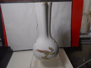 Richard Ginori Vintage Vase " Bird Of Paradise " Design Look Wow