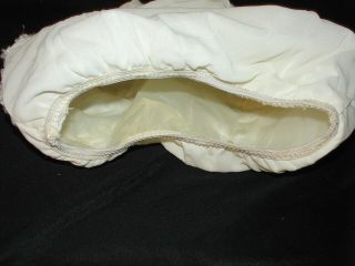 Vintage White Baby Pants Vinyl Nylon Plastic Diaper Cover White Lacy,  Ruffled 5