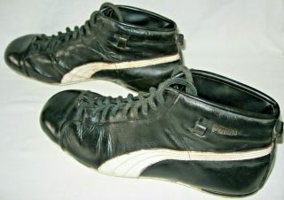 Vintage AFL 1950 ' s 60 ' s Leather Football Boots Nailed Nylon Soles 2