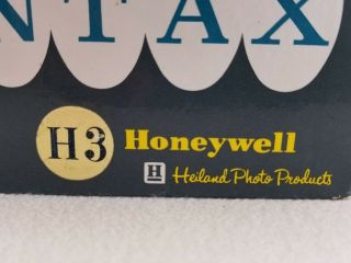 Vintage HONEYWELL HEILAND PENTAX H3 CAMERA BOX - Box Only 3