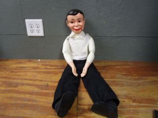 Vintage Ventriloquist Doll Charlie Mccarthy Juro Novelty 1977