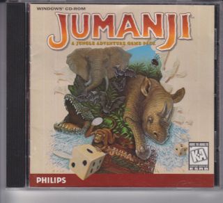 Jumanji - A Jungle Adventure Pc Game Cd - Rom For Windows 95/3.  1 Very Rare