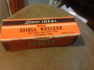 Vintage Lyman Ideal Shell Resizer 43 Spa