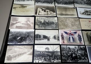 (62) VTG WWI POSTCARDS RPPCs ARMY IN FRANCE RED CROSS GERMAN SOLDIERS FOREIGN, 2
