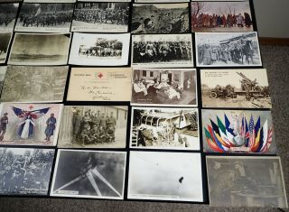 (62) VTG WWI POSTCARDS RPPCs ARMY IN FRANCE RED CROSS GERMAN SOLDIERS FOREIGN, 3