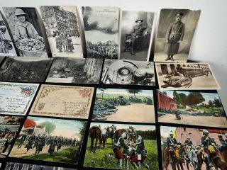 (62) VTG WWI POSTCARDS RPPCs ARMY IN FRANCE RED CROSS GERMAN SOLDIERS FOREIGN, 7