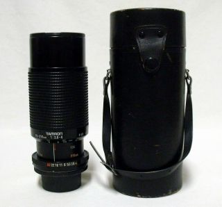Tamron F/3.  8 - 4 70 - 210mm Macro Zoom Lens Slr Film Camera M42 Pentax Screw W/case
