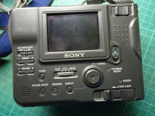 Vintage Sony Mvc Fd 83 Digital Mavica Camera With Strap In Hard Case