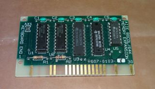 Apple Iie Computer 64k / 80 Column Memory Ram Expansion Card