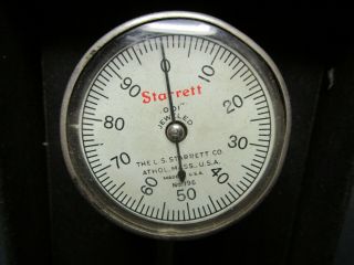 VINTAGE TOOL/THE L.  S.  STARRETT CO.  /DIAL TEST INDICATOR ONLY/NO.  196/JEWELED/,  BOX 2