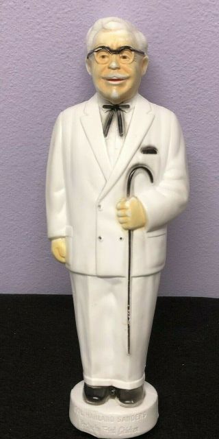 Vintage Kfc (kentucky Fried Chicken) Colonel Sanders Figural Coin Bank