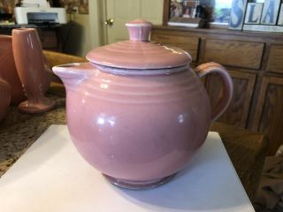 Vintage Fiesta Rose Medium Teapot W/lid (1938 - 1946) - Fiestaware