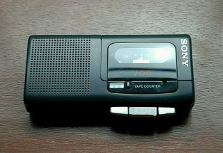 Vintage Sony M - 717v Cassette Corder Vor Portable Micro Cassette Recorder Player
