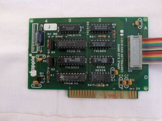 Apple 2e Floppy Disk Controller Controller 655 - 0101 - E & Cable