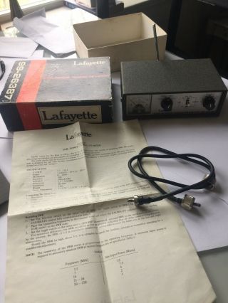 Vintage Lafayette Swr Power Mod Fs Meter 99 - 26387