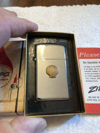 Vintage Shell Gasoline Zippo Lighter