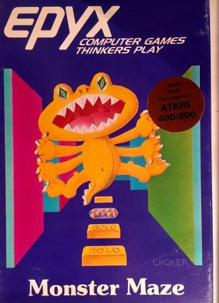 Monster Maze By Epyx For Atari 400/800