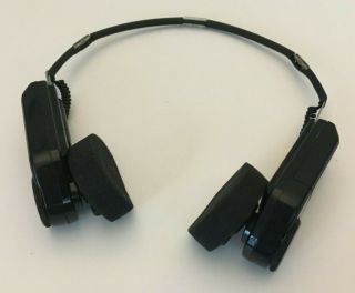 Vintage Toshiba Rp - 2036 Compact Folding Am Fm Stereo Headphone Receiver