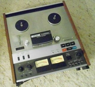 Teac A - 4300sx Reel - To - Reel Player Tape Recorder Runs Not Fully