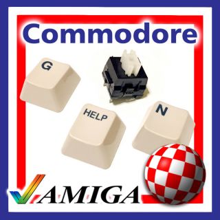 Commodore Amiga 1000 Keyboard Replacement Key Cap,  Switch