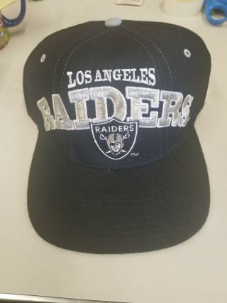 Raiders Starter Pro Line Wool Snapback Hat Cap La Los Angeles Nfl Vintage Vtg