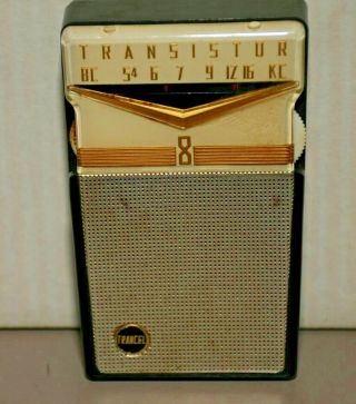 Vintage Trancel [toshiba] Tr - 80 Pocket Transistor Radio