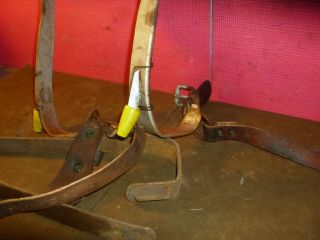 VINTAGE TREE/POLE CLIMBING SPIKES,  COMES WITH EXTRA SET OF SPIKES 3