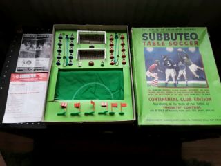 Vintage Subbuteo Continental Club Edition Table Soccer