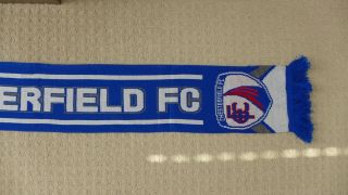 CHESTERFIELD FC - Vintage Classic England Football Soccer Knit Scarf 4