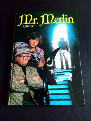 Mr Merlin Annual Vintage Television Hardback (1982)