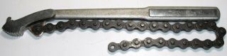Vintage Craftsman Chain Pipe Wrench 16 " Chain Made Usa