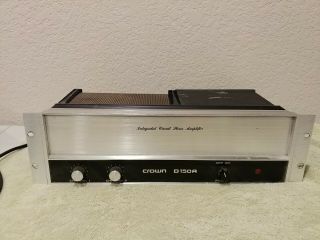 Vintage Crown D150a Stereo (2 - Channel) Power Amplifier.