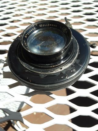 Vintage Wollensak Velostigmat Series Ii F4.  5 6 1/2 Inch Focus Camera Lens