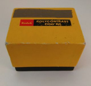 Vintage Kodak Polycontrast Filter Kit Model A - Darkroom Filters