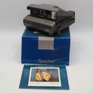 Vintage Polaroid Spectra System Instant Film Camera W/ Box