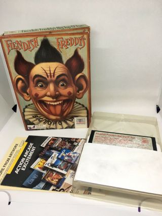 Fiendish Freddy ' s Big Top O ' Fun by Mindscape Vintage PC game 5.  25 Tandy 1989 2
